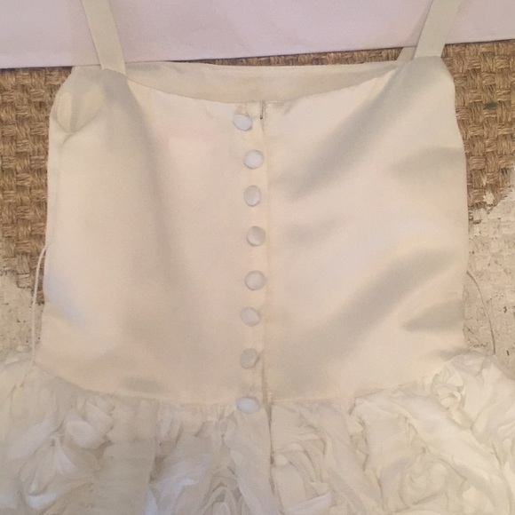 Ivory Flower girl Dress - Picture 3 of 4